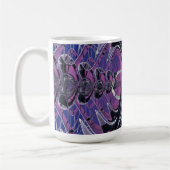 Lila Galaxie Kaffeetasse (Links)