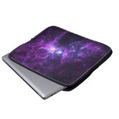 Lila Galaxie-Laptop-Hülse Laptopschutzhülle (Vorne Knopf)