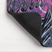 Lila Galaxie Mousepad (Ecke)