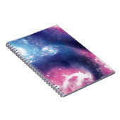 Lila Galaxie Notizblock (Rechte Seite)