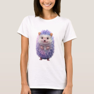 Lila-Galaxie-Pastell-Igel-Niedlicher-Wald-Frauen T-Shirt