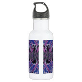 Lila Galaxie Trinkflasche (Rückseite)
