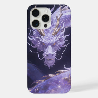 Lila Galaxiedrache | Mystischer Kosmischer Drache  iPhone 15 Pro Max Hülle