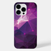 Lila Galaxiemuster iPhone Hülle (Rückseite)