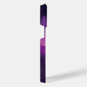 Lila Galaxiemuster iPhone Hülle (Rechte Seite)