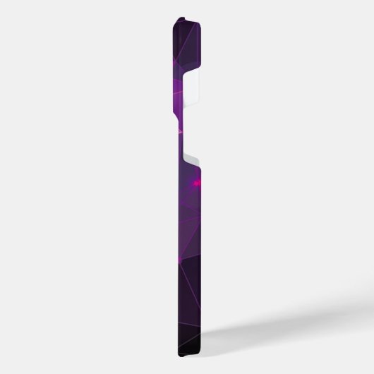 Lila Galaxiemuster iPhone Hülle (Linke Seite)