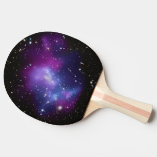 Lila Galaxienhaufen Tischtennis Schläger