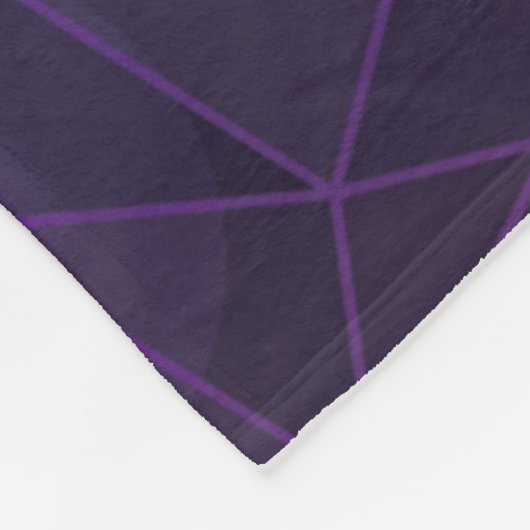 Lila Galaxis Fleecedecke (Ecke)