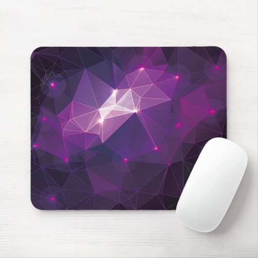 Lila Galaxis Mousepad (Mit Mouse)
