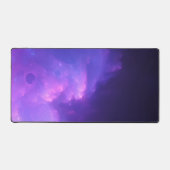 lila Galaxis Schreibtischunterlage (Vorderseite)