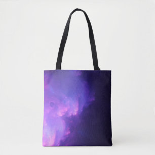 lila Galaxis Tasche