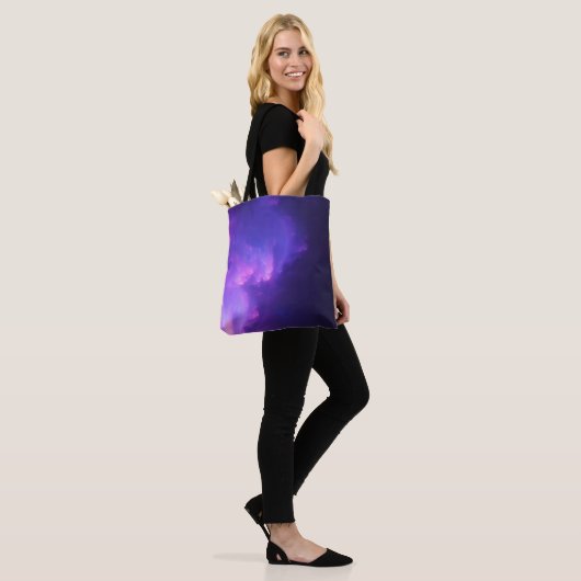 lila Galaxis Tasche (Am Model)