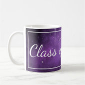 Lila Galaxy-Abschluss-Klasse der Tasse (Links)