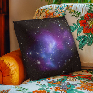 Lila Galaxy Celestial Space Foto Kissen