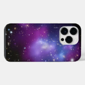 Lila Galaxy Cluster Celestial Foto iPhone Hülle (Rückseite (Horizontal))