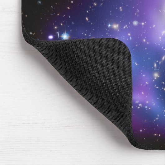 Lila Galaxy Cluster Celestial Foto Mousepad (Ecke)