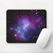 Lila Galaxy Cluster Celestial Foto Mousepad (Mit Mouse)