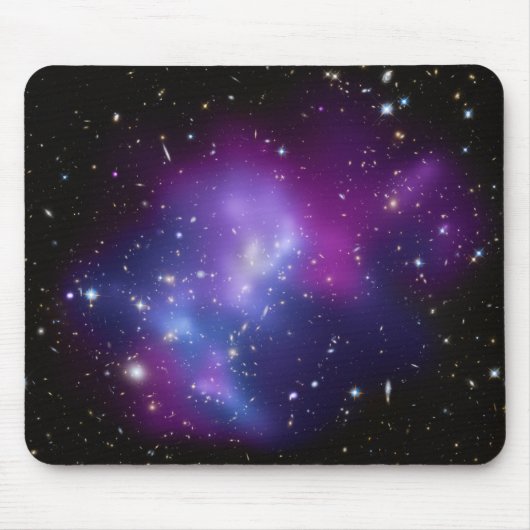 Lila Galaxy Cluster Celestial Foto Mousepad (Vorne)