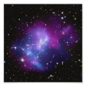 Lila Galaxy-Cluster-Foto Fotodruck (Vorne)