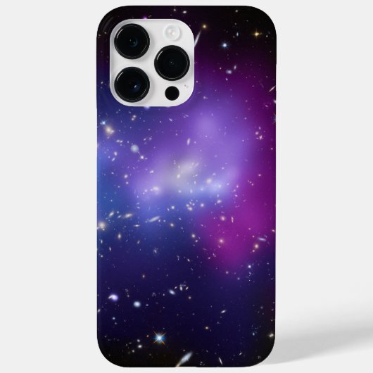 Lila Galaxy Cluster Space Foto Case-Mate iPhone Hülle (Rückseite)