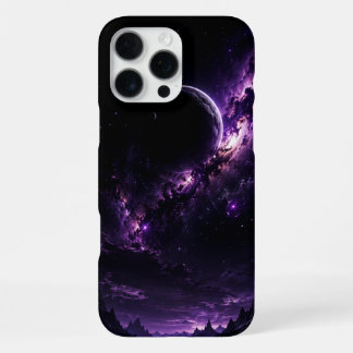 Lila Galaxy Handyhülle iPhone 16 Pro Max Hülle