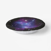 Lila Galaxy Himmels Papierplatten Pappteller (Gewinkelt)