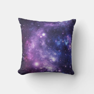 Lila Galaxy-Kissen im Weltraum Kissen