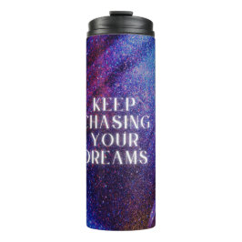 Lila Galaxy Motivations-Thermal-Tumbler Thermosbecher
