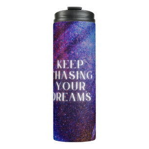 Lila Galaxy Motivations-Thermal-Tumbler Thermosbecher