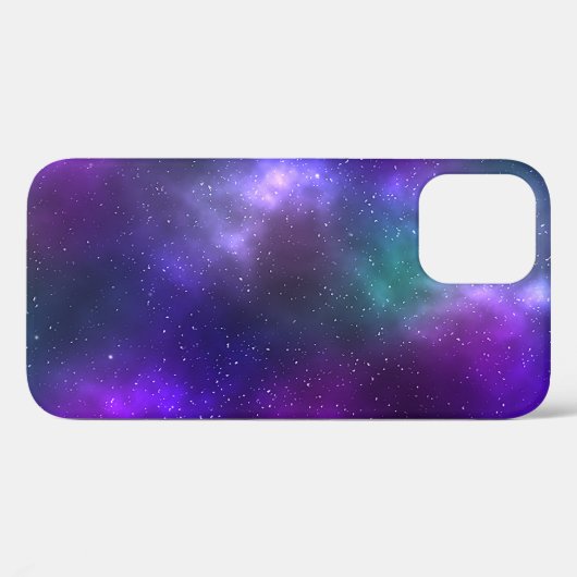 Lila Galaxy Nebula Case-Mate iPhone Case (Rückseite (Horizontal))