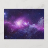 LILA GALAXY POSTKARTE (Vorderseite)