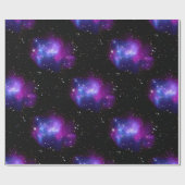 Lila Galaxy Universe Astronomie NASA Weltraum Geschenkpapier (Flach)