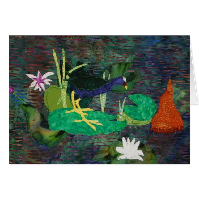 Lila Gallinule (Vorderseite (Horizontal))