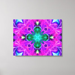 Lila Gaming Abstrakt Leinwanddruck