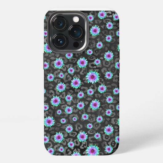 Lila Gänseblümchen iPhone Hülle (Hinten)