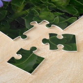 Lila Gänseblümchen-Puzzlespiel Puzzle (Seite)