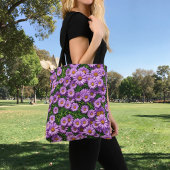 Lila Gänseblümchen-Tasche Tasche