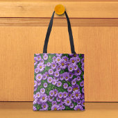 Lila Gänseblümchen-Tasche Tasche