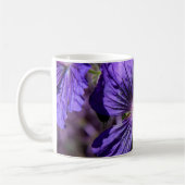 Lila Garden Geranium Kaffeetasse (Links)