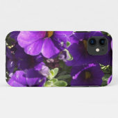 Lila Garten-Blumen Case-Mate iPhone Hülle (Rückseite (Horizontal))