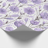 Lila Garten Geschenkpapier (Ecke)