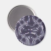 Lila Garten Magnet (Vorderseite/Rückseite)