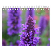 Lila Gartenblumen Kalender (Titelbild)
