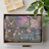 LILA GARTENFLORALLDEKOUPAGE SEIDENPAPIER (Geschenk)