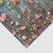 LILA GARTENFLORALLDEKOUPAGE SEIDENPAPIER (Ausschnitt)