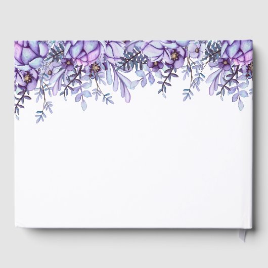 Lila Gästebuch (Rückseite)