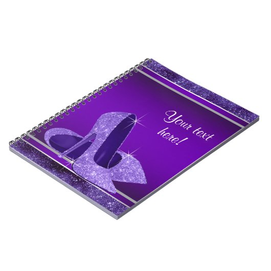 Lila Gästebuch Notizblock (Linke Seite)