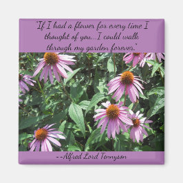 Lila Gastgeber Gedanken über Ihr Square Magnet