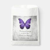 Lila Gastgeschenk Hochzeiten Geschenktütchen (Vorderseite)