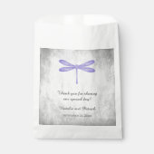 Lila Gastgeschenk Hochzeiten Geschenktütchen (Vorderseite)